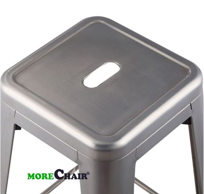  Tolix không tựa màu xám